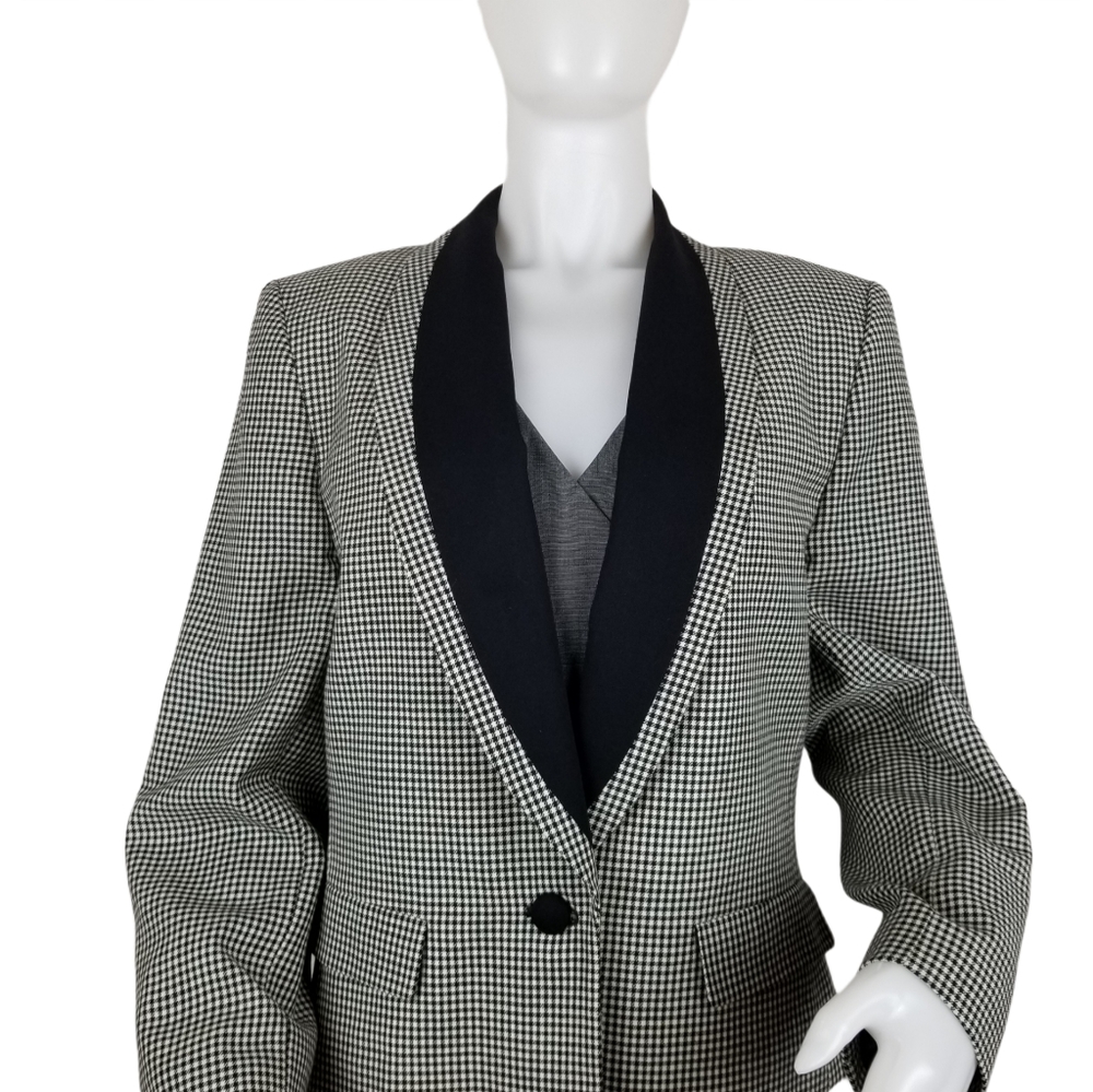 Pendleton Size 14 Virgin Wool Checked Blazer - image 2